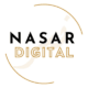 "Nasar Digital logo in gold color"